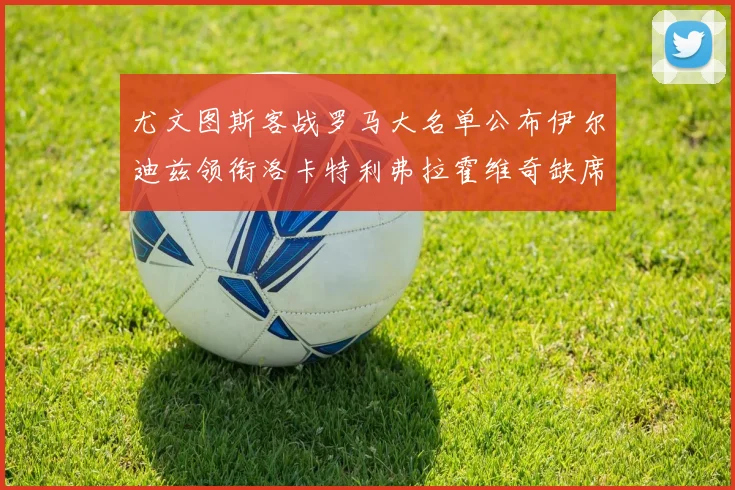 尤文图斯客战罗马大名单公布伊尔迪兹领衔洛卡特利弗拉霍维奇缺席